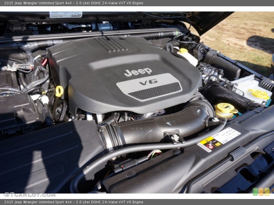 3.6 Liter DOHC 24-Valve VVT V6 Engine for the 2015 Jeep Wrangler Unlimited #99040470