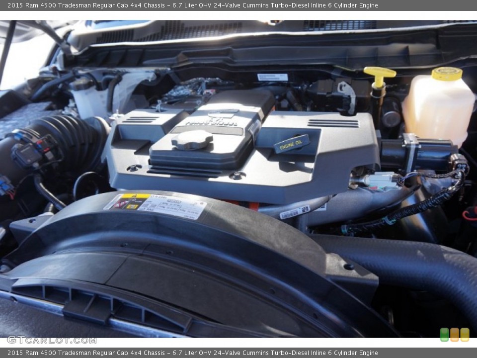 6.7 Liter OHV 24-Valve Cummins Turbo-Diesel Inline 6 Cylinder Engine for the 2015 Ram 4500 #99043357