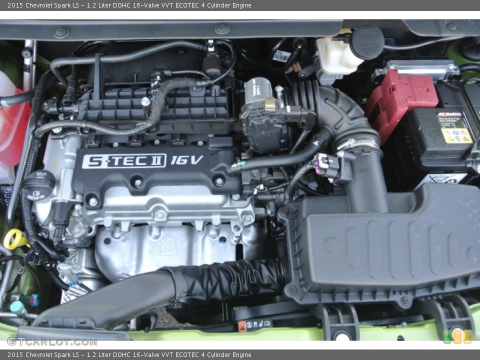 1.2 Liter DOHC 16-Valve VVT ECOTEC 4 Cylinder Engine for the 2015 Chevrolet Spark #99043467