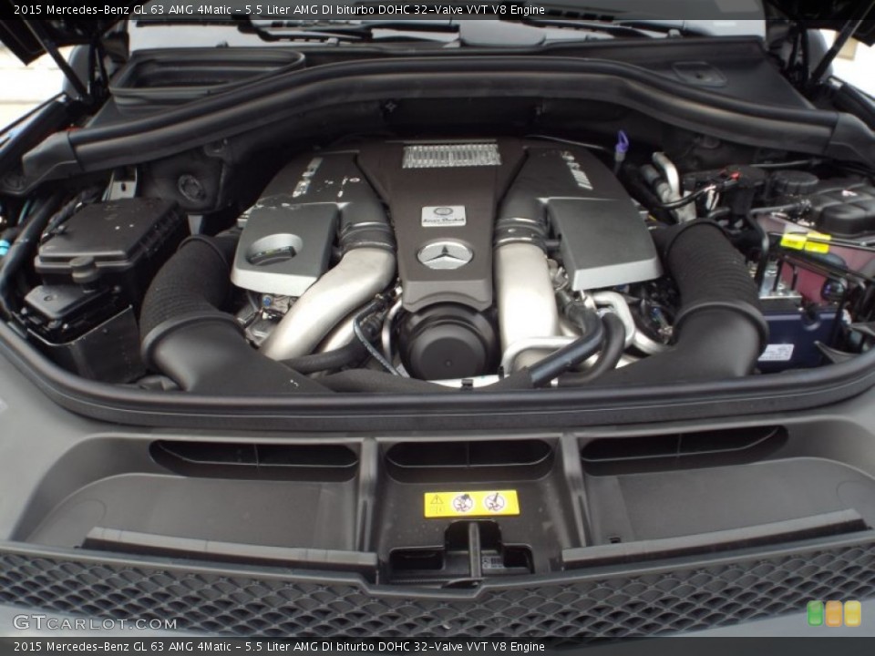 5.5 Liter AMG DI biturbo DOHC 32-Valve VVT V8 Engine for the 2015 Mercedes-Benz GL #99050805