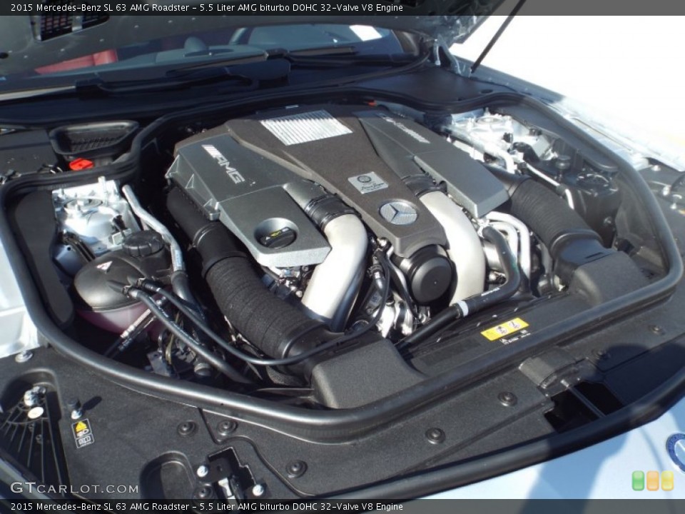 5.5 Liter AMG biturbo DOHC 32-Valve V8 Engine for the 2015 Mercedes-Benz SL #99075565