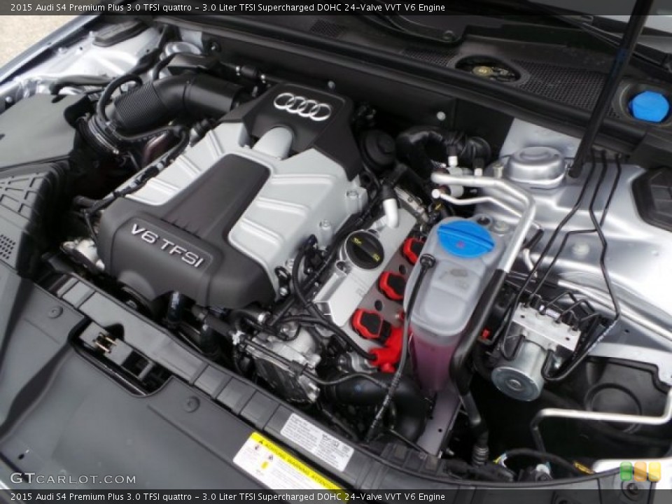 3.0 Liter TFSI Supercharged DOHC 24-Valve VVT V6 Engine for the 2015 Audi S4 #99091914