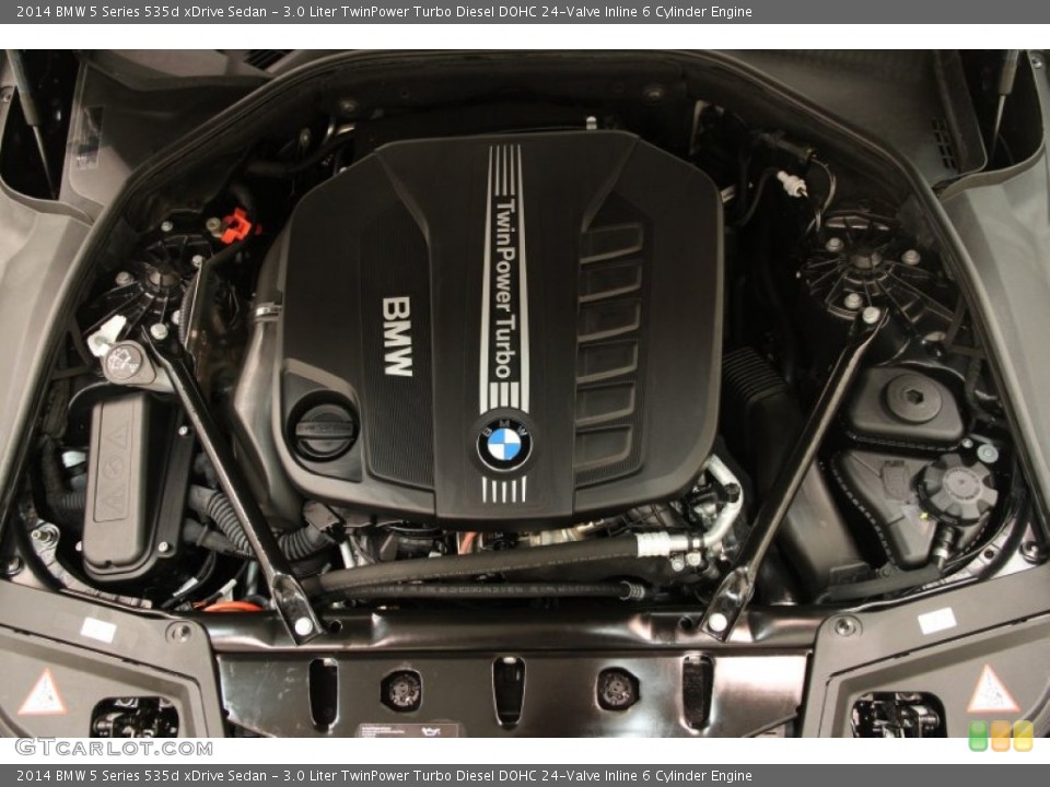 3.0 Liter TwinPower Turbo Diesel DOHC 24-Valve Inline 6 Cylinder Engine for the 2014 BMW 5 Series #99101247