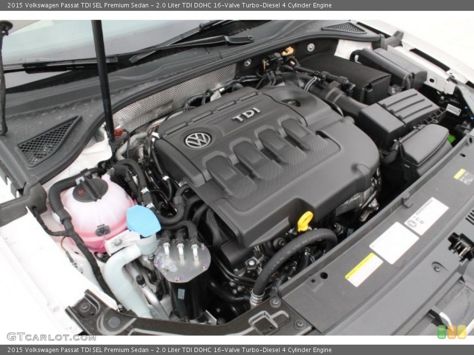 2.0 Liter TDI DOHC 16-Valve Turbo-Diesel 4 Cylinder Engine for the 2015 Volkswagen Passat #99124168