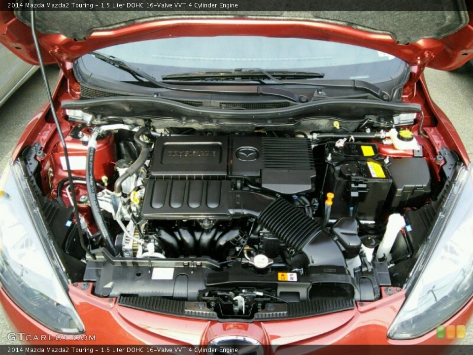 1.5 Liter DOHC 16-Valve VVT 4 Cylinder Engine for the 2014 Mazda Mazda2 #99136780
