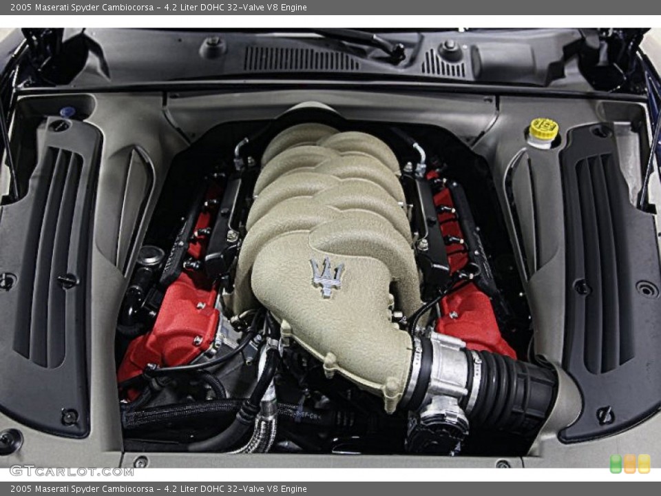 4.2 Liter DOHC 32-Valve V8 2005 Maserati Spyder Engine