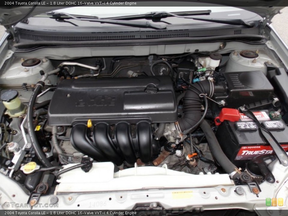 1.8 Liter DOHC 16-Valve VVT-i 4 Cylinder Engine for the 2004 Toyota Corolla #99164851
