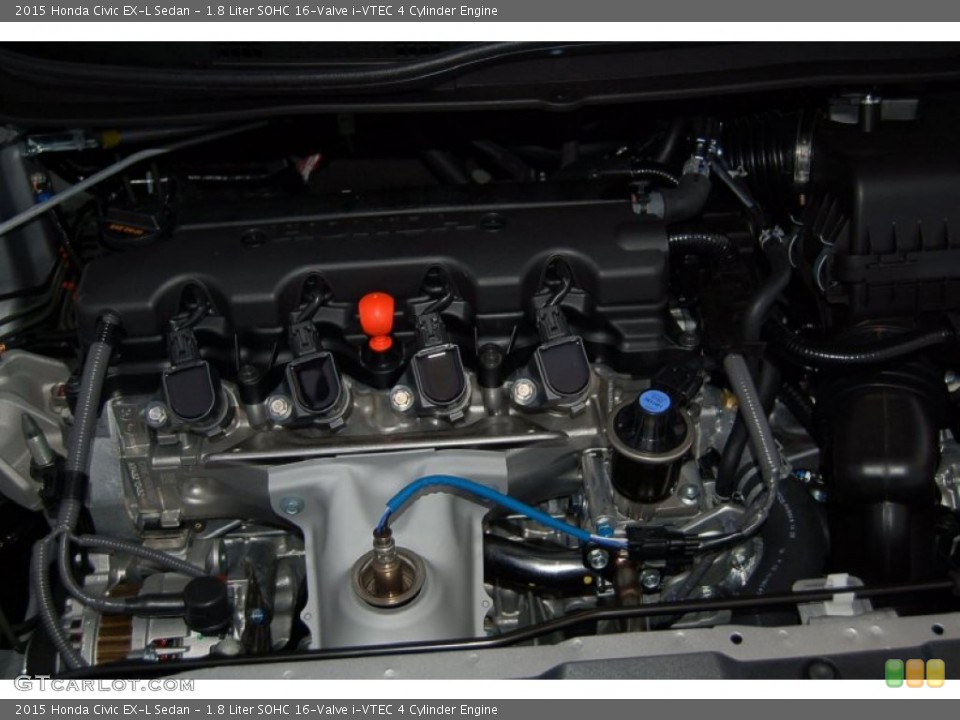 1.8 Liter SOHC 16-Valve i-VTEC 4 Cylinder Engine for the 2015 Honda Civic #99178597