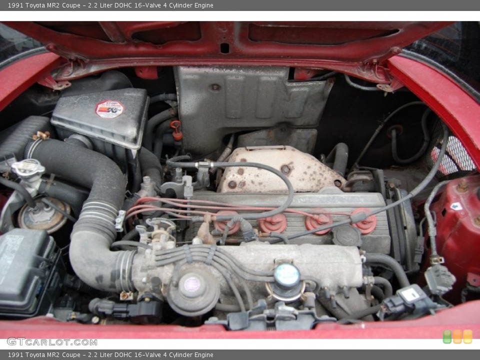 2.2 Liter DOHC 16-Valve 4 Cylinder 1991 Toyota MR2 Engine