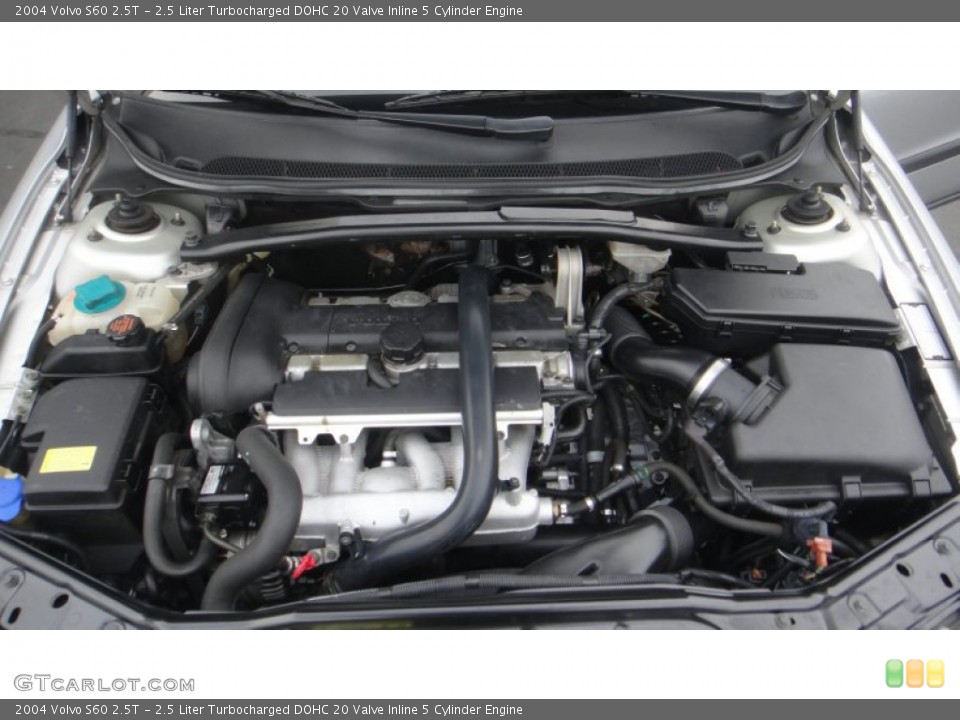 2.5 Liter Turbocharged DOHC 20 Valve Inline 5 Cylinder Engine for the 2004 Volvo S60 #99226799