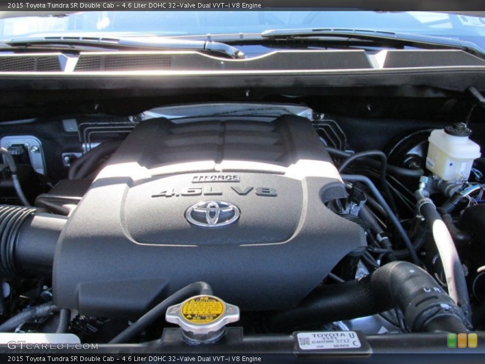 4.6 Liter DOHC 32-Valve Dual VVT-i V8 2015 Toyota Tundra Engine