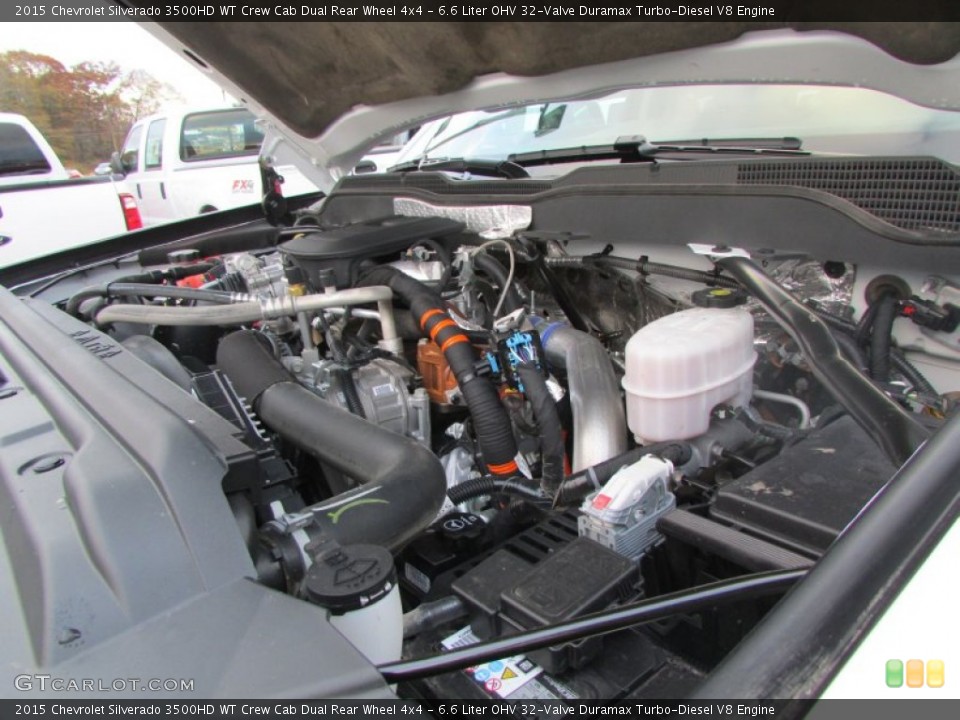 6.6 Liter OHV 32-Valve Duramax Turbo-Diesel V8 Engine for the 2015 Chevrolet Silverado 3500HD #99235985