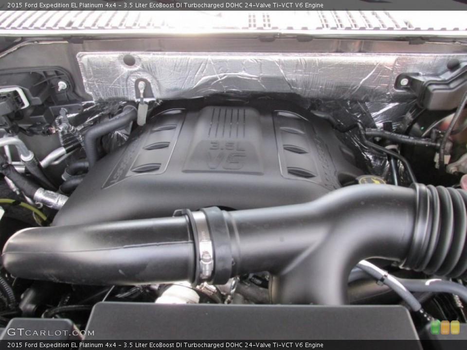 3.5 Liter EcoBoost DI Turbocharged DOHC 24-Valve Ti-VCT V6 Engine for the 2015 Ford Expedition #99268540