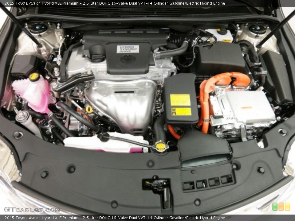 2.5 Liter DOHC 16-Valve Dual VVT-i 4 Cylinder Gasoline/Electric Hybrid Engine for the 2015 Toyota Avalon #99343165