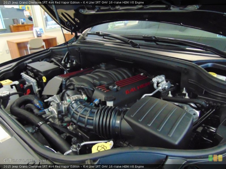 6.4 Liter SRT OHV 16-Valve HEMI V8 Engine for the 2015 Jeep Grand Cherokee #99350155