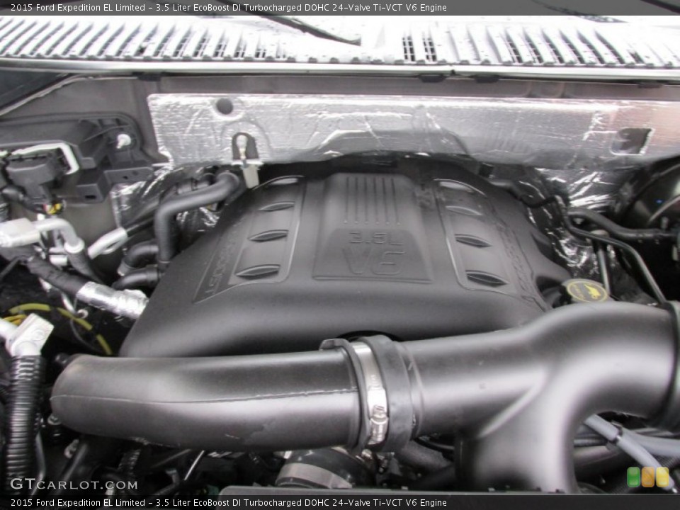 3.5 Liter EcoBoost DI Turbocharged DOHC 24-Valve Ti-VCT V6 Engine for the 2015 Ford Expedition #99352187