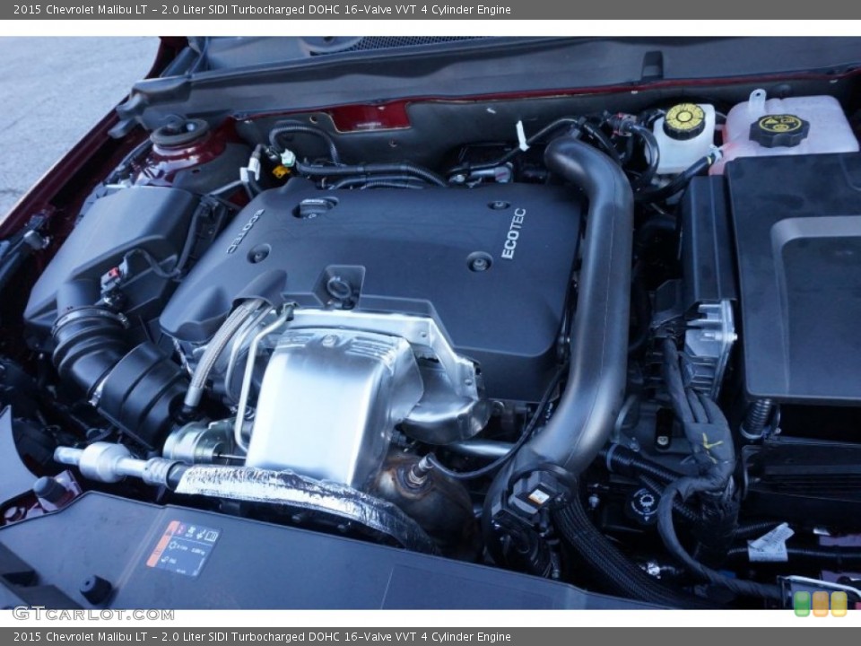 2.0 Liter SIDI Turbocharged DOHC 16-Valve VVT 4 Cylinder 2015 Chevrolet Malibu Engine