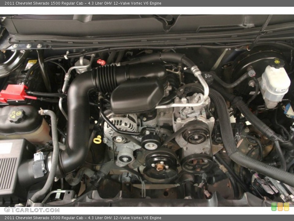 4.3 Liter OHV 12-Valve Vortec V6 Engine for the 2011 Chevrolet Silverado 1500 #99444094