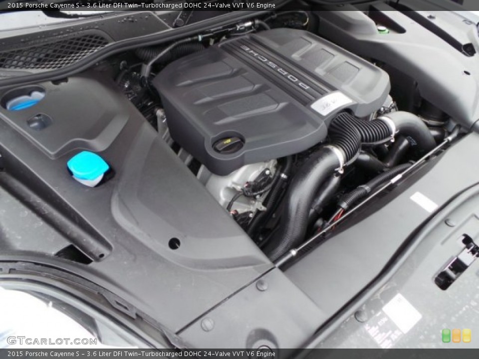 3.6 Liter DFI Twin-Turbocharged DOHC 24-Valve VVT V6 Engine for the 2015 Porsche Cayenne #99448129