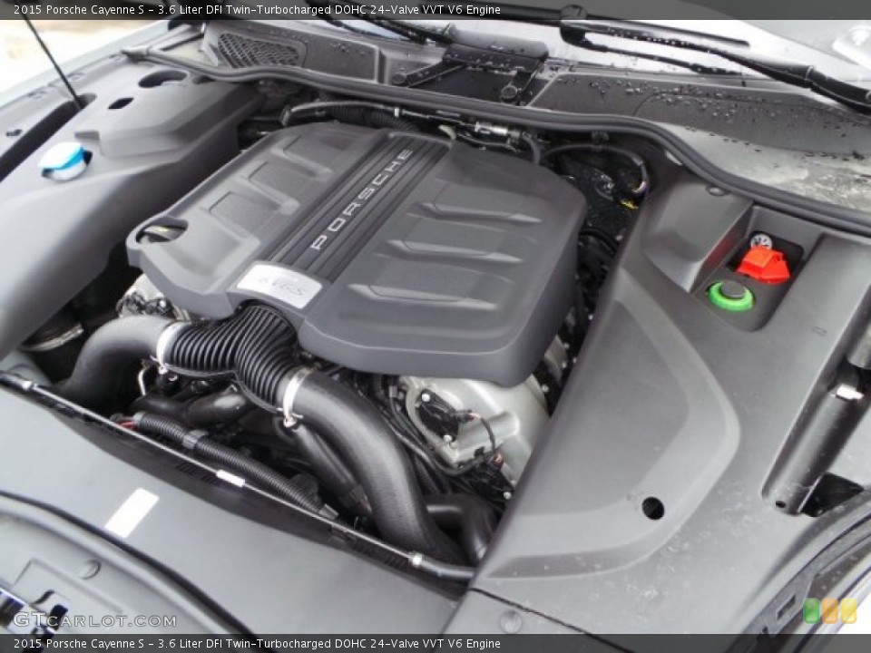 3.6 Liter DFI Twin-Turbocharged DOHC 24-Valve VVT V6 Engine for the 2015 Porsche Cayenne #99448146