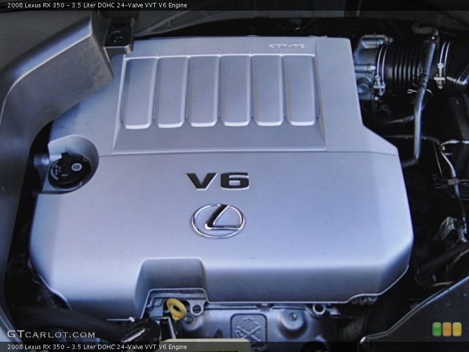 3.5 Liter DOHC 24-Valve VVT V6 2008 Lexus RX Engine