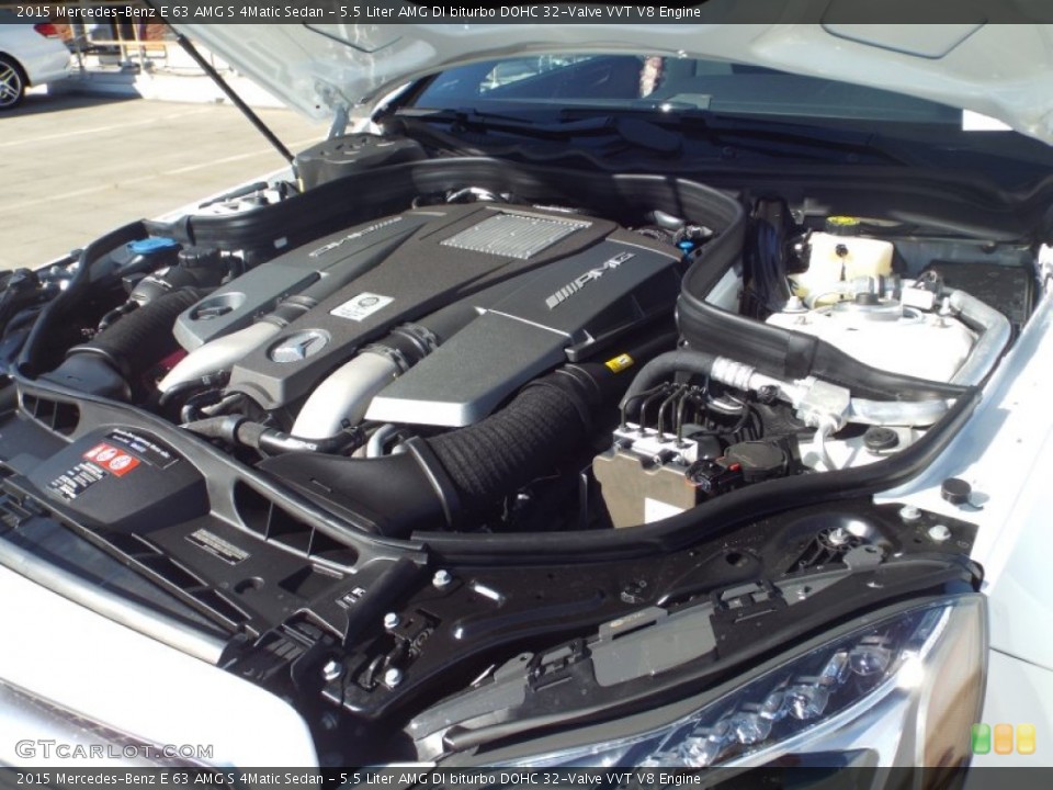 5.5 Liter AMG DI biturbo DOHC 32-Valve VVT V8 Engine for the 2015 Mercedes-Benz E #99474964