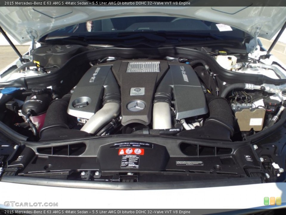 5.5 Liter AMG DI biturbo DOHC 32-Valve VVT V8 Engine for the 2015 Mercedes-Benz E #99474988