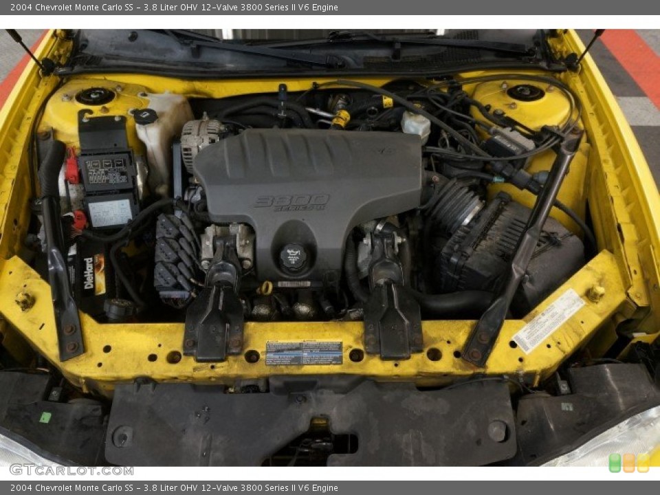 3.8 Liter OHV 12-Valve 3800 Series II V6 2004 Chevrolet Monte Carlo Engine