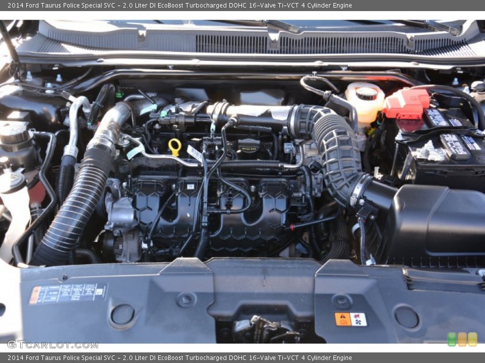 2.0 Liter DI EcoBoost Turbocharged DOHC 16-Valve Ti-VCT 4 Cylinder 2014 Ford Taurus Engine