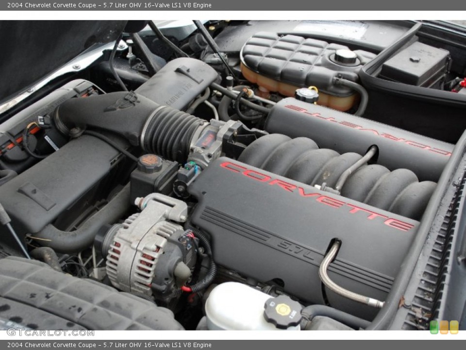 5.7 Liter OHV 16-Valve LS1 V8 Engine for the 2004 Chevrolet Corvette #99506719