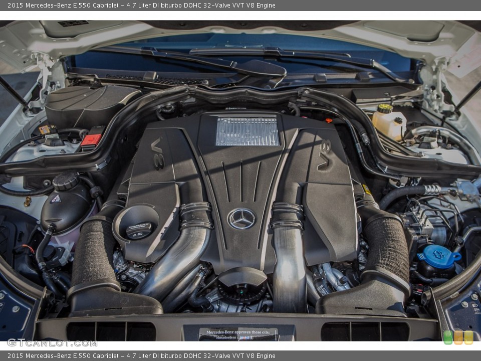 4.7 Liter DI biturbo DOHC 32-Valve VVT V8 Engine for the 2015 Mercedes-Benz E #99508744