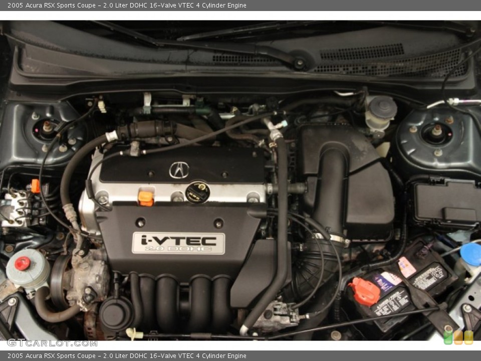 2.0 Liter DOHC 16-Valve VTEC 4 Cylinder 2005 Acura RSX Engine