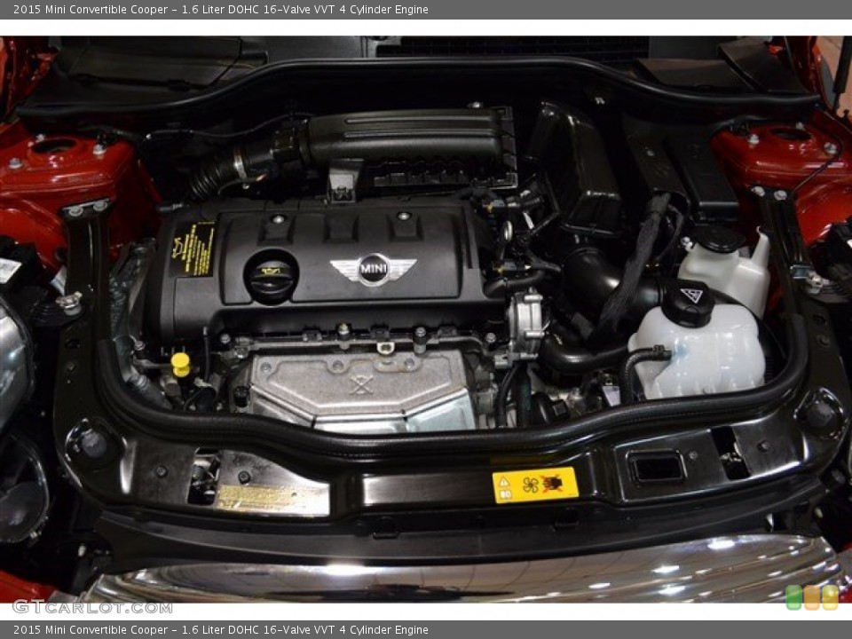 1.6 Liter DOHC 16-Valve VVT 4 Cylinder 2015 Mini Convertible Engine