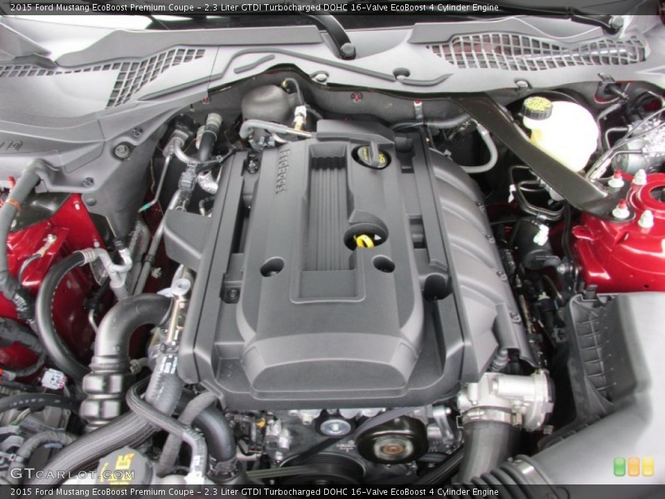 2.3 Liter GTDI Turbocharged DOHC 16-Valve EcoBoost 4 Cylinder Engine for the 2015 Ford Mustang #99593065