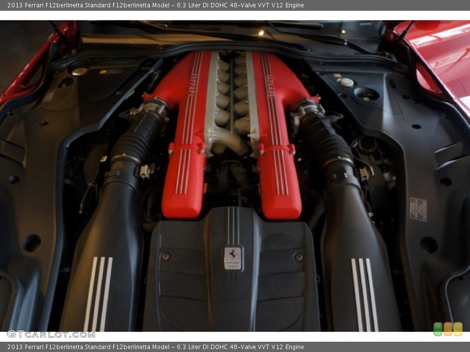 6.3 Liter DI DOHC 48-Valve VVT V12 2013 Ferrari F12berlinetta Engine