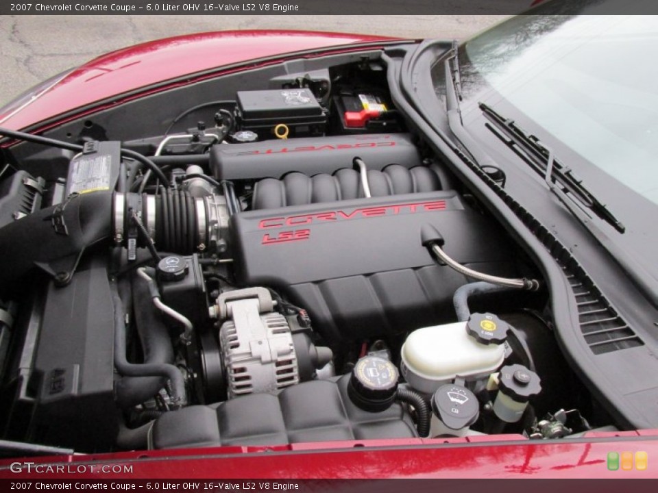 6.0 Liter OHV 16-Valve LS2 V8 Engine for the 2007 Chevrolet Corvette #99610598