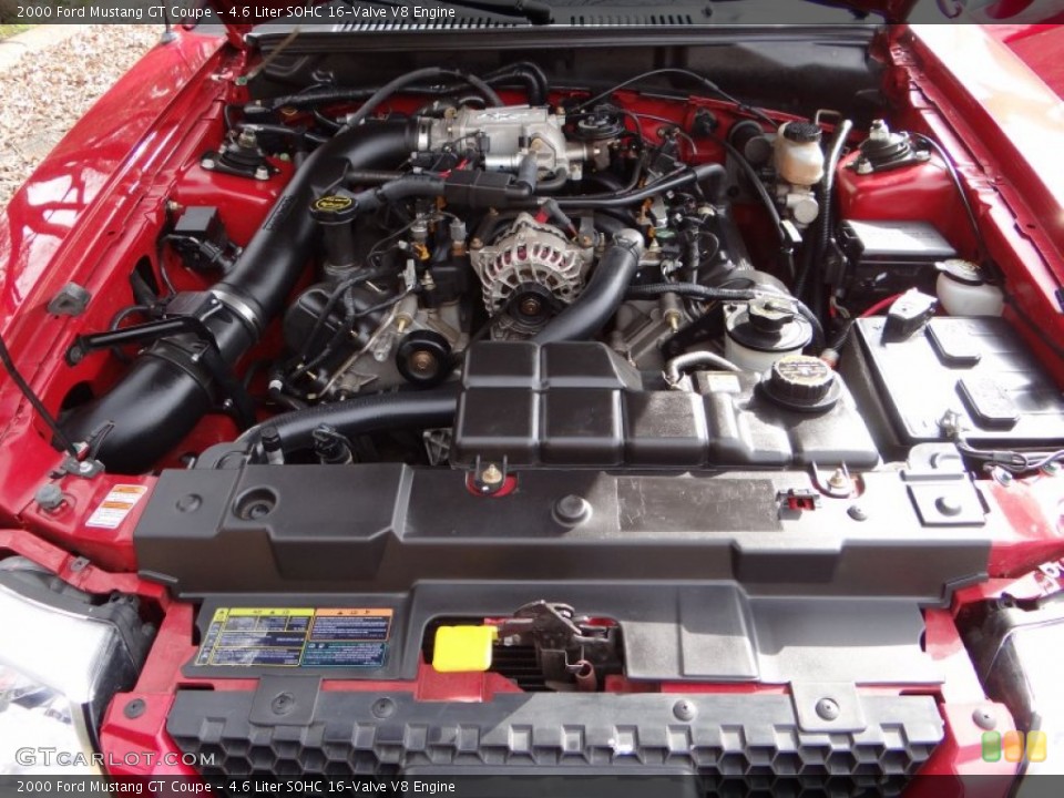4.6 Liter SOHC 16-Valve V8 Engine for the 2000 Ford Mustang #99621006