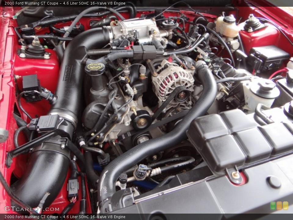4.6 Liter SOHC 16-Valve V8 Engine for the 2000 Ford Mustang #99621027