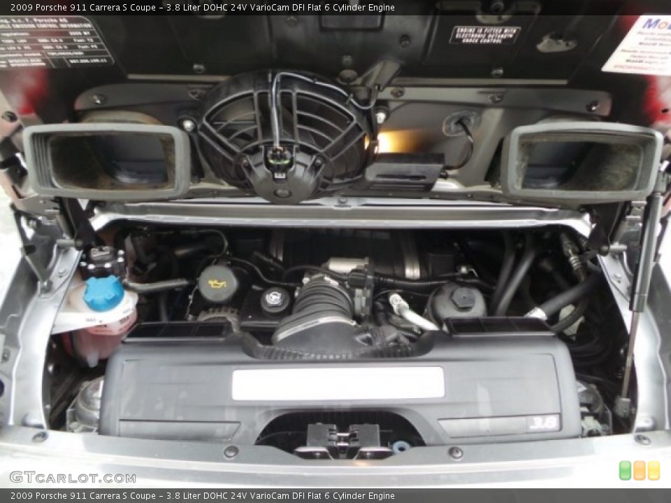 3.8 Liter DOHC 24V VarioCam DFI Flat 6 Cylinder Engine for the 2009 Porsche 911 #99721288