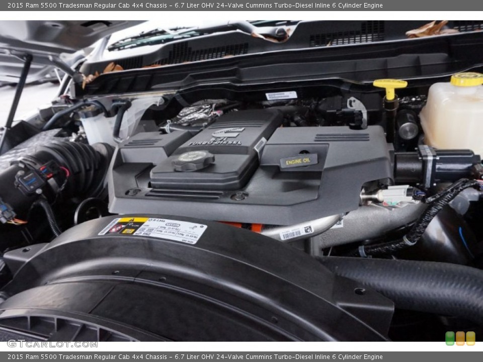 6.7 Liter OHV 24-Valve Cummins Turbo-Diesel Inline 6 Cylinder Engine for the 2015 Ram 5500 #99740913