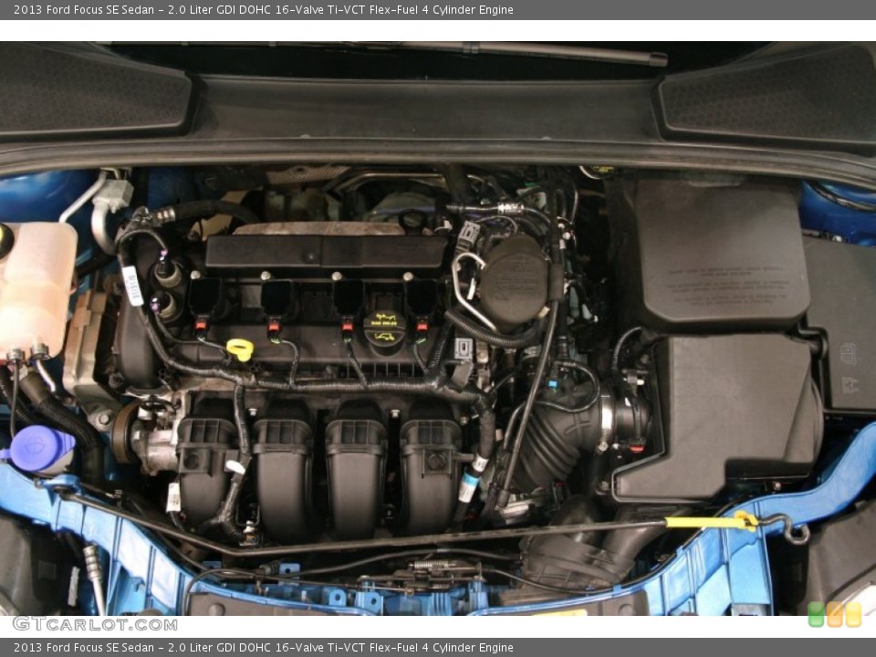 2.0 Liter GDI DOHC 16-Valve Ti-VCT Flex-Fuel 4 Cylinder Engine for the 2013 Ford Focus #99744076