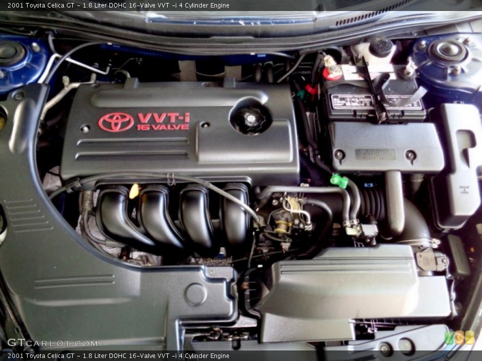 1.8 Liter DOHC 16-Valve VVT -i 4 Cylinder 2001 Toyota Celica Engine
