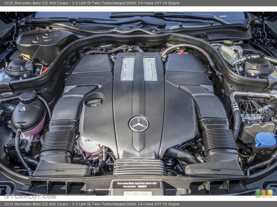 3.0 Liter DI Twin-Turbocharged DOHC 24-Valve VVT V6 Engine for the 2015 Mercedes-Benz CLS #99778727