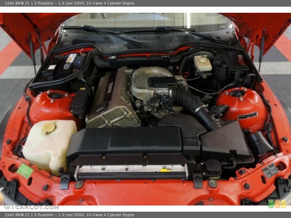 1.9 Liter DOHC 16-Valve 4 Cylinder 1996 BMW Z3 Engine