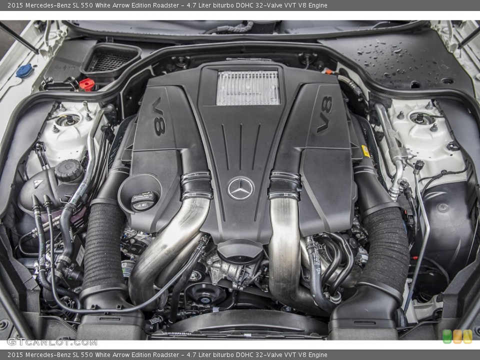 4.7 Liter biturbo DOHC 32-Valve VVT V8 Engine for the 2015 Mercedes-Benz SL #99828291