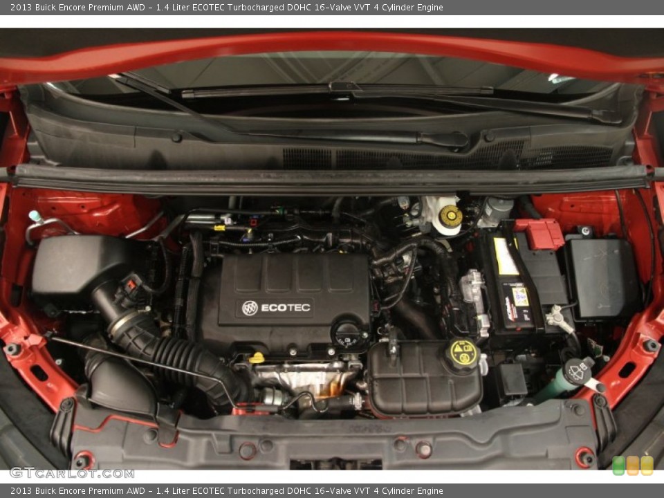 1.4 Liter ECOTEC Turbocharged DOHC 16-Valve VVT 4 Cylinder Engine for the 2013 Buick Encore #99847911