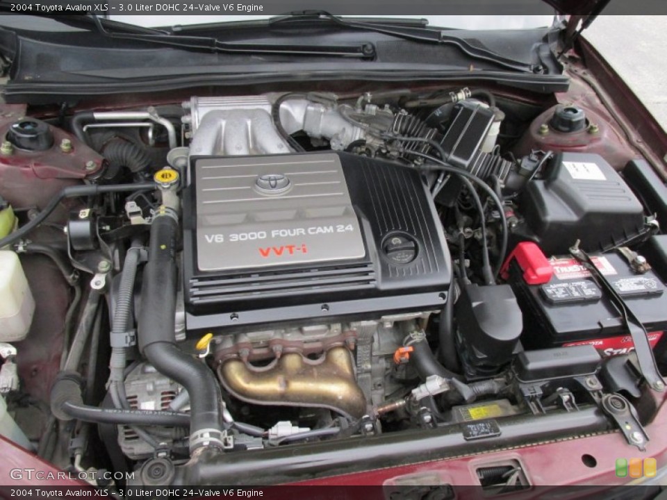 3.0 Liter DOHC 24-Valve V6 2004 Toyota Avalon Engine