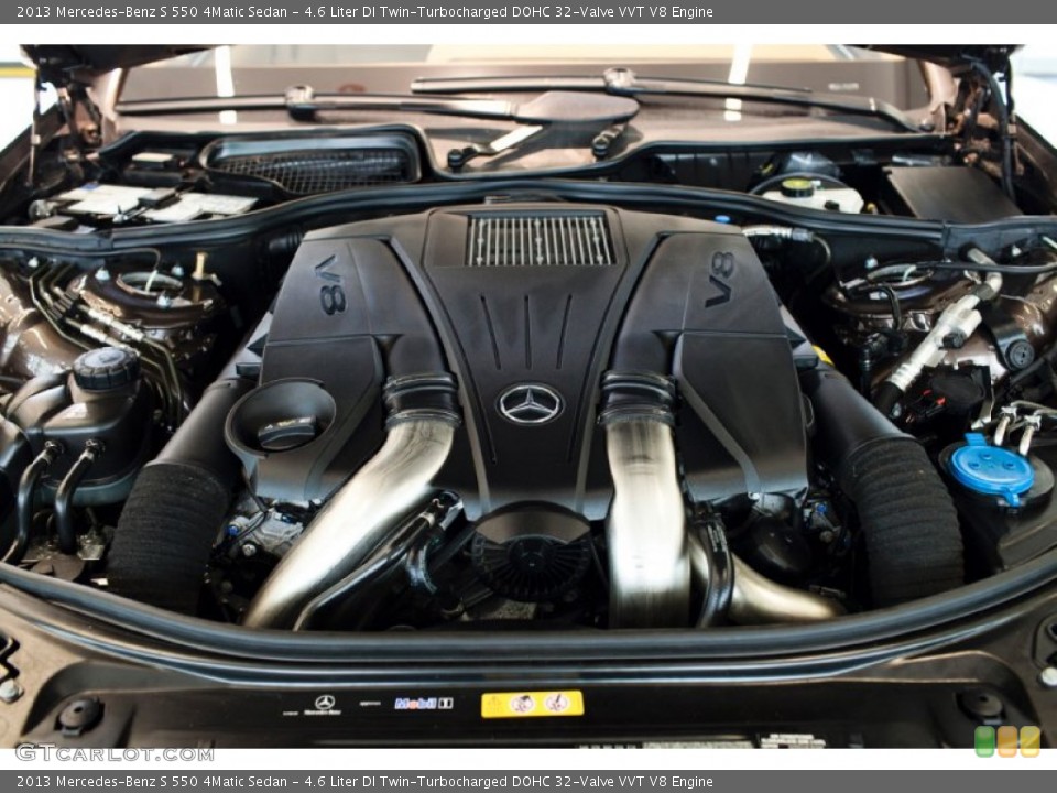 4.6 Liter DI Twin-Turbocharged DOHC 32-Valve VVT V8 Engine for the 2013 Mercedes-Benz S #99855517
