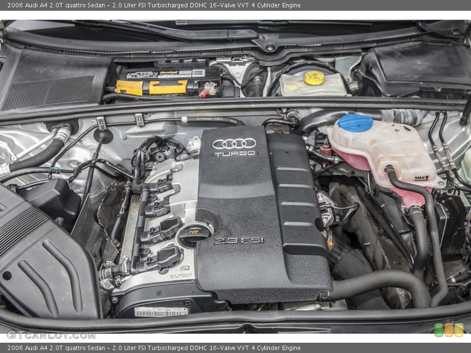 2.0 Liter FSI Turbocharged DOHC 16-Valve VVT 4 Cylinder Engine for the 2006 Audi A4 #99889680