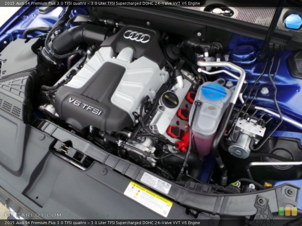 3.0 Liter TFSI Supercharged DOHC 24-Valve VVT V6 Engine for the 2015 Audi S4 #99898389